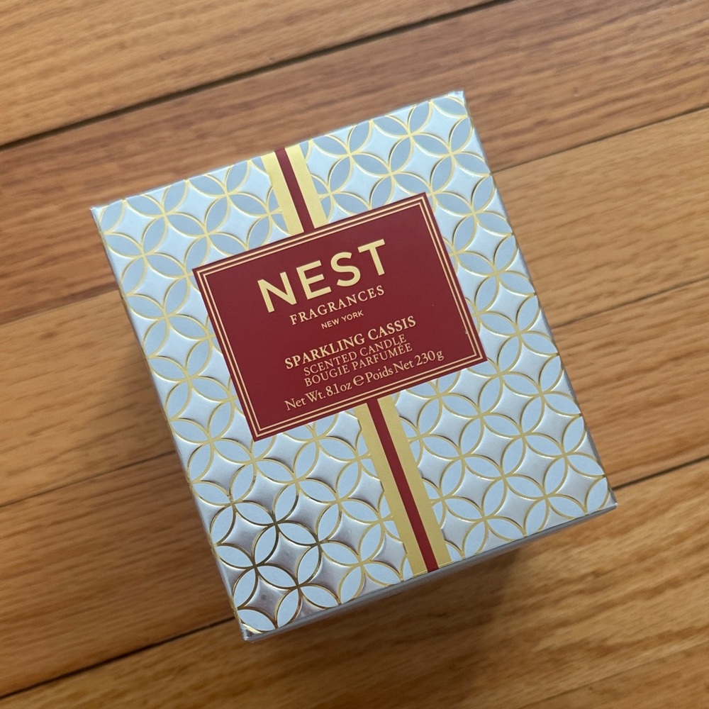 Brand new Nest sparkling cassis 8.1 oz candle